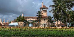 Donald Trump's residence in Mar-A-Lago, Palm Beach, Fla. on August 9.