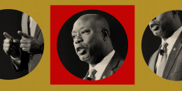 Photo illustration of Sen. Tim Scott, R-S.C.