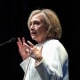 Image: Hillary Clinton speaks onstage during the 22nd Annual Global Leadership Awards