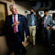 U.S. Rep. Ken Buck (R-CO) arrives to a closed-door House Republican meeting at the U.S. Capitol  in Washington, DC. on Oct. 20, 2023.